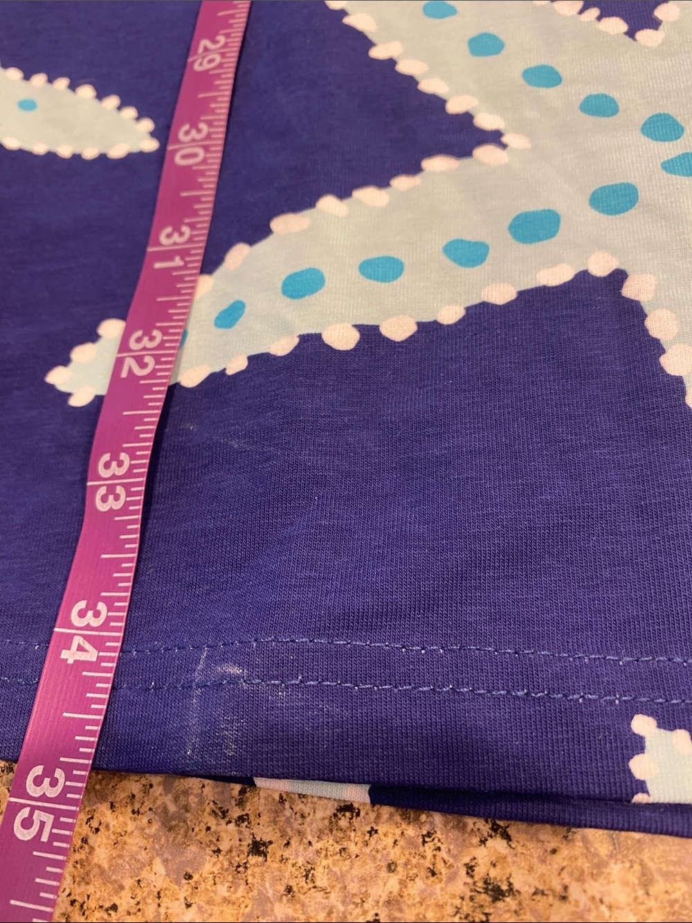 NWT AnaClare Courtney Dress Small Seastar Sea-life Starfish Ocean - Picture 6 of 16